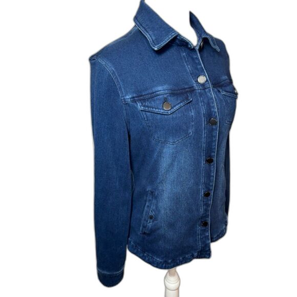 Liverpool Jeans Company Classic Blue Denim Powerflex Jean Jacket - Picture 2 of 6